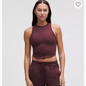 Lululemon Athletica Burgundy Tank Top